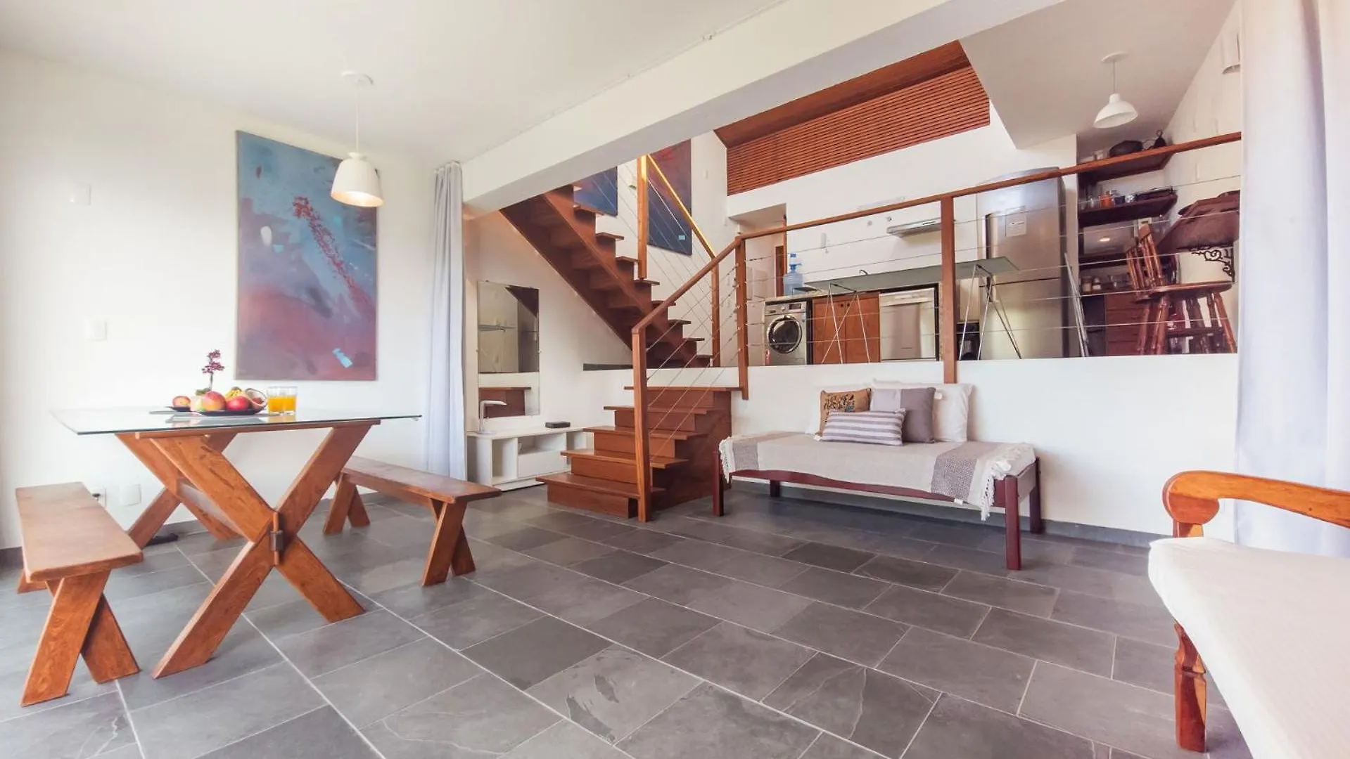 Florianópolis Loft Studio Vista Mar No Sambaqui Hj1817 דירה