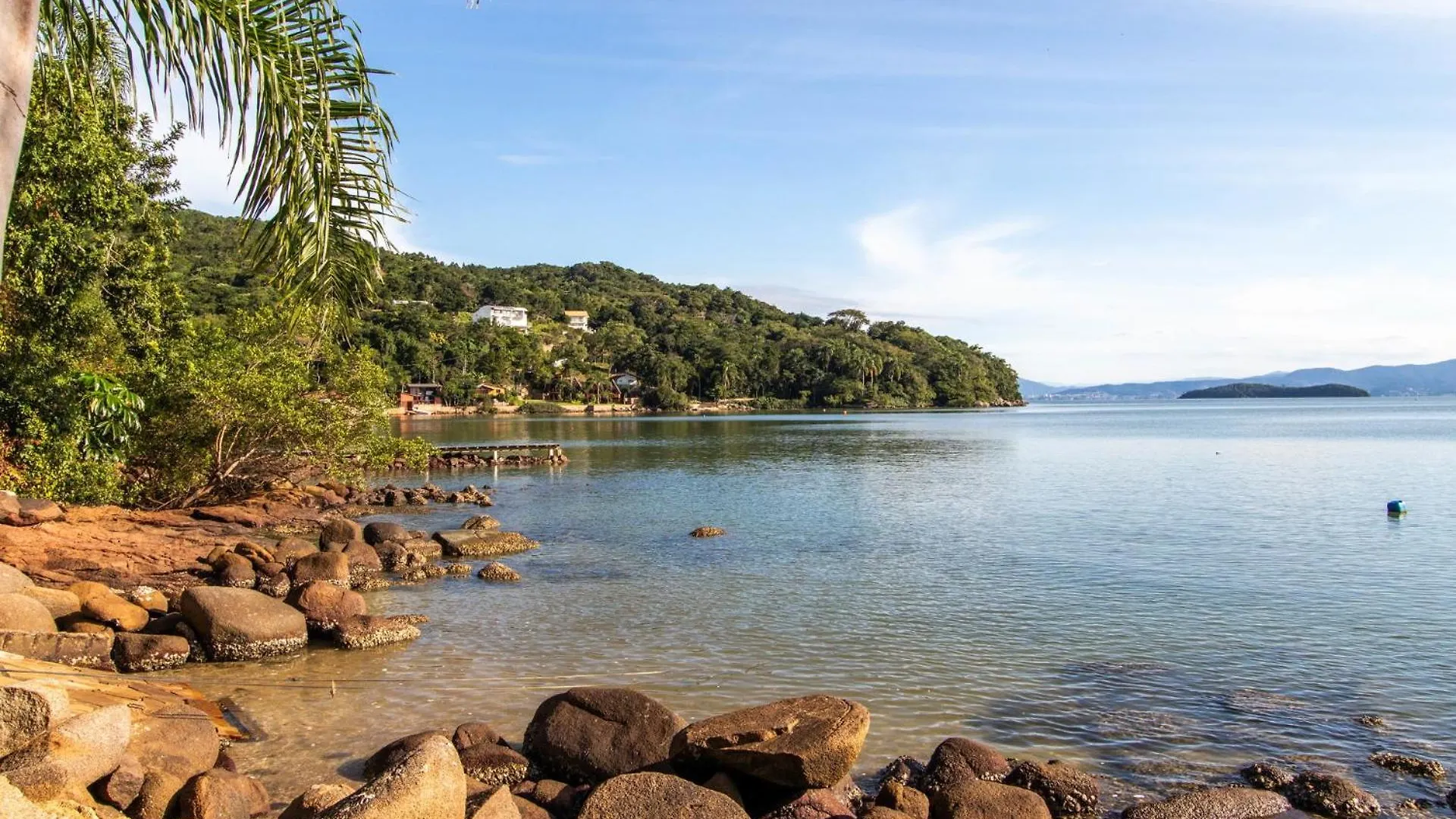 דירה Florianópolis Loft Studio Vista Mar No Sambaqui Hj1817